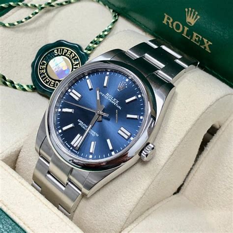 rolex 124300 blue